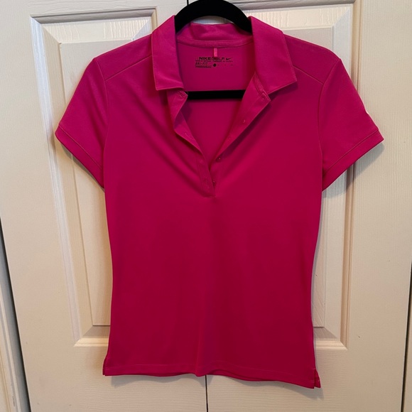 Nike Tops - Nike Women’s Hot Pink Short Sleeve Polo